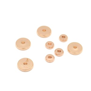 Perles d'espacement en acier inoxydable Anno Jewelry 3-10mm Or Or rose Argent pour la fabrication de bijoux DIY - Product Image 4