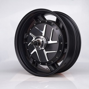Moteur de moyeu sans balais haute puissance et rapide 5000W-15000W étanche IP67 pour conversion de scooter et moto 17X6.0 Haute puissance Deliv - Product Image 4