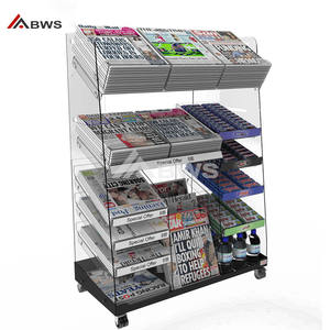 Estantería de exhibición de libros, tienda de papelería y librería, diseño al por menor, alambre de Metal, estante de exhibición de cómics - Product Image 6