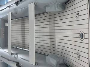 Reachsea Catamarans gonflables gris clair avec pont en EVA pour 6 personnes, 4m, <span class=keywords><strong>pas</strong></span> <span class=keywords><strong>cher</strong></span>, avec transom pour la sécurité - Product Image 4