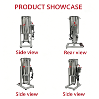 Mixeur-broyeur alimentaire professionnel en acier inoxydable 304 pour fruits, noix, céréales, moteur industriel, broyage à haute vitesse