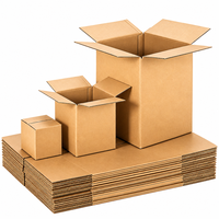 Boîtes à lunettes personnalisées en carton ondulé E Flute RSC réutilisables, cartons en carton kraft, lunettes de soleil, expédition écologique, quadricolore