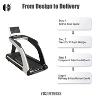 Equipo de Entrenamiento Cardiovascular para Gimnasio, Caminadora Motorizada ZF8800 con Motor de 3HP, Velocidad de 20km/h, Pantalla LCD Grande para Gimnasios