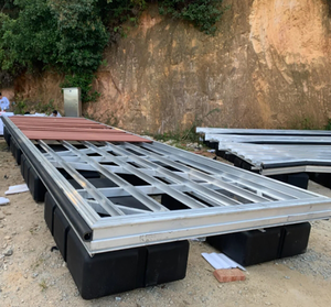 EPS bọt đầy PE Dock phao polyethylene Float trống Marina sử dụng Modular nhựa nổi hộp - Product Image 5
