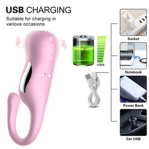 เครื่องกระตุ้นช่องคลอดด้วยไฟฟ้า จุดจี ดิลโด้สั่นสำหรับผู้หญิง ของเล่นทางเพศสำหรับผู้ใหญ่ 10 โหมดการสั่น และ 3 ช่วงการกระตุ้นด้วยไฟฟ้า - Product Image 6