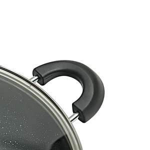 <span class=keywords><strong>Wok</strong></span> antiadhésif écologique avec couvercle en verre 32 cm compatible gaz et induction pour restaurants - Product Image 4