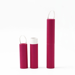 Tubo de Papel Kraft Reciclable y Elegante con Logotipo Personalizado, Tubo para Lápices, Portalápices, Cilindro de Almacenamiento de Papelería con Cuerda - Product Image 3