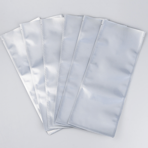 Clear Front sliver foil backside Bolsas planas de plástico Funda para teléfono móvil/cables Bolsa de embalaje - Product Image 3