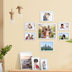 Cadre photo MDF moderne et simple, couleur personnalisable, le plus vendu, pour collage, à poser ou à accrocher, décoration murale classique - Product Image 4