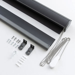 Persianas Enrollables Manuales de Tela Resistente, Montaje en Techo, Fácil de Instalar, Estilo Moderno, Tamaños Personalizados Disponibles, <span class=keywords><strong>Cadena</strong></span> de Acero Inoxidable - Product Image 6