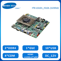 Carte mère Intel Mini ITX ITX-LS121_I512L Alder Lake 1235U DDR4 HD-MI2.0 Affichage 4K 10USB 4COM SATA3.0 M.2 WIFI