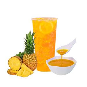 Fabricant professionnel de concentré de jus d'ananas en bouteille, qualité haut de gamme, distributeurs de bubble tea, sortie d'usine - Product Image 2