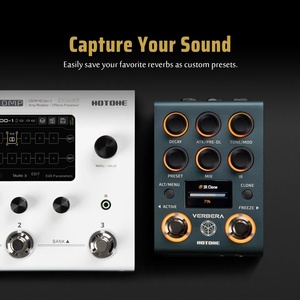 HOTONE Verbera Convolution IR Reverb Hall Church Spring Plate Ambient Pedal Guitare électrique acoustique Synthétiseurs Voix - Product Image 5