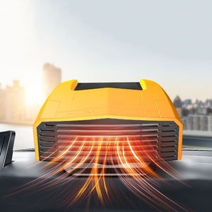 Ventilateur de chauffage et de refroidissement pour voiture électrique 4 en 1, sèche-cheveux, dégivreur de pare-brise, dégivreur pour accessoires de voiture, 180W 12V/24V portable - Product Image 2