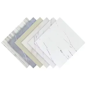 Luxe Vinyle SPC Pierre Plastique Composite carrelage de sol en plastique bois SPC rouleau pare-soleil décoration intérieure marbre feuille de papier peint