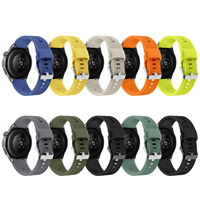 Bandjoy OEM Grosir Tali Jam Tangan Silikon Twill Dua Warna Pengganti Tali Pergelangan Tangan Olahraga untuk Huawei Watch GT7 Pro GT6 GT5