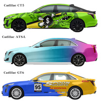Autocollant de véhicule en PVC auto-adhésif personnalisé, impression graphique intégrale imperméable, film de protection de carrosserie pour camionnette, camion et voiture, effet changeant de couleur
