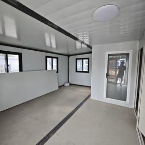 Luxus Modular Folding Container House Trailer Faltbares Fertighaus & Küche für Camping aus Sandwich platte - Product Image 2