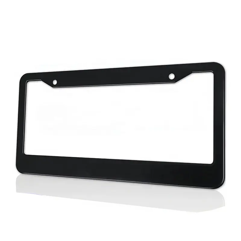 2. Alumínio Liga Matricula Plate Frame Out Aplicável aos EUA Padrão Car Metal Car Tag Quadro