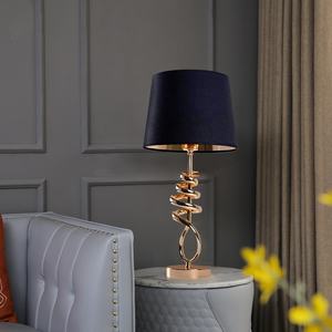 New Design Special Shaped Hotel Decoration Plated Modern Living Room <b>Bedroom</b> Led Metal Table Lamp - Product Image 1