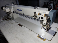 Machine synchrone à bras long (56 cm) WD 0303L-56 à alimentation supérieure et inférieure, à prix réduit, avec coupe-fil automatique
