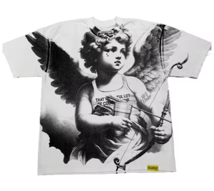 เสื้อผ้าผู้ชายเสื้อยืด Y2K สตรีทแวร์ผ้าฝ้าย100% คุณภาพสูงเสื้อยืดยาแก้ไอจำนวนมากสำหรับผู้ชาย - Product Image 2