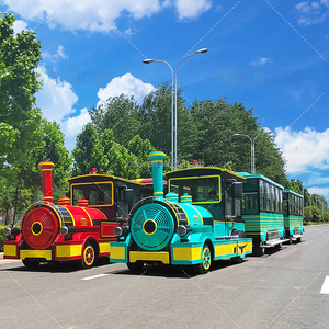 <span class=keywords><strong>Tren</strong></span> Turístico Eléctrico para Parques Urbanos, Mini <span class=keywords><strong>Tren</strong></span> sin Rieles para Adultos y Niños <span class=keywords><strong>en</strong></span> <span class=keywords><strong>Venta</strong></span> - Product Image 2