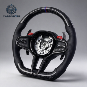 Volante de Fibra de Carbono Personalizado para BMW CS G F F30 F20 F10 E46 M2 M3 M5 G20 G80 E90 E87 E38 F87 G28 G30 G38 G60 G87 X3 X5 M8 - Product Image 3