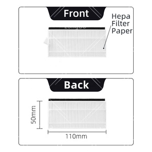 Compatible avec <span class=keywords><strong>Neatsvor</strong></span> X500/X520/X600/X600 Pro/Tesvor X500/M2 Filtre HEPA Chiffon de lavage Brosse principale et latérale - Product Image 4