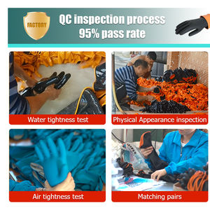 Yangjiang Xingli 80g 90g calidad <span class=keywords><strong>premium</strong></span> luvas agarre en relieve anit slip grueso industrial resistente guantes de látex de goma - Product Image 5