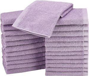 Toallas Faciales Ultra Suaves con Logotipo Personalizado, de Secado Rápido y Alta Absorción, para Manos, Baño, Cabello y Deportes, con Diseño de Rayas y Tecnología de Secado - Product Image 1