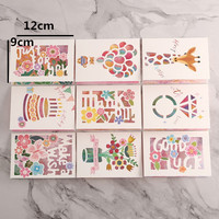 Carte personnalisée De Mariage, carton d'invitation d'anniversaire, cartes De vœux rose, avec Logo, 50 pièces