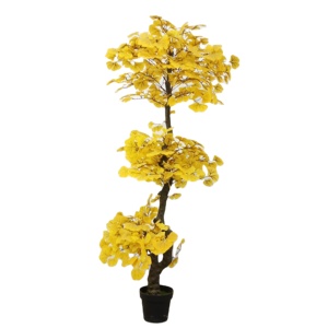 High Quality <strong>Artificial</strong> Decorative Plants Plastic <strong>Ginkgo</strong> <strong>Tree</strong> - Product Image 1