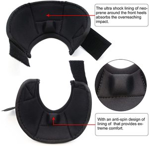 Horse Bell Boots No-Turn Horse Bell Stiefel Equine Ballistic Hoof Overre ach Bell Boot - Product Image 3