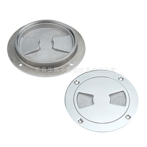 Stainless Steel Hatch Cover 3-6 Inch Round Marine Deck Accessory For <b>Yacht</b> Inspection Repair - Product Image 1