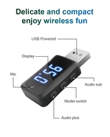 Lecteur MP3 Bluetooth pour voiture HG BT5.3, adaptateur audio pour appels mains libres, émetteur FM Bluetooth pour voiture