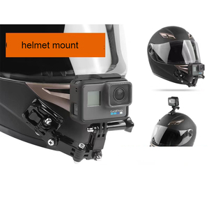 Supporto per Casco per Gopro Hero 10 9 8 7 6 5 4 3 <span class=keywords><strong>Moto</strong></span> Yi Osmo Action Supporto per Fotocamera Sportiva Accessori per Casco Integrale - Product Image 1