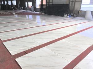 Dalle de marbre blanc de Guangxi Goldtop Stone OEM, naturelle, de haute qualité, moderne, polie, pour cuisine, salon, salle de bain, sol et mur - Product Image 5