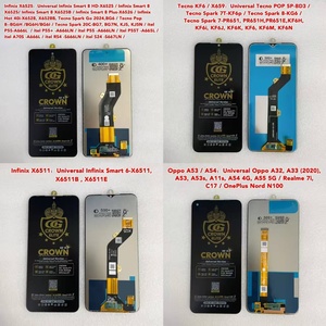Écran LCD d'usine Crown pour <span class=keywords><strong>Samsung</strong></span> Infinix KF6 X680 KG5K KG6K X655 X6816 X662 KE5 KL5 Tecno VIVO Itel Téléphone portable LCD - Product Image 5
