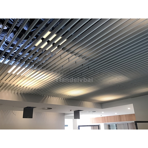 Nội bộ Trần treo Trần Hiện Đại hội trường văn phòng nhà máy thiết kế vách ngăn gạch Trần nhôm giả - Product Image 2
