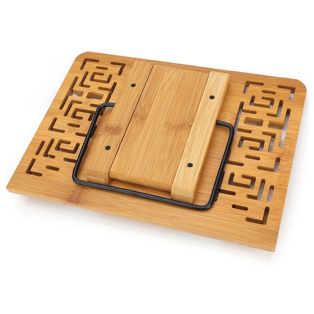 Présentoir à Livre En Bois - Support Pour Bible, Coran, Livres Sacrés - Design Compact Pour Maison, Bureau, Bibliothèque