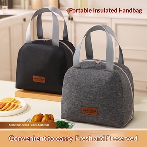New Waterproof Oil-Proof Oxford Cloth Takeout <b>Lunch</b> <b>Bag</b> Insulated Portable Thickened Aluminum Foil for Students - Product Image 2