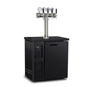 Dispensador de <span class=keywords><strong>Cerveza</strong></span> para Barra, 4 Grifos, 3 Grifos de Líquido, Refrigeración por Aire, Gabinete Refrigerado, Sistema de Congelación para Mantener la Frescura - Product Image 5
