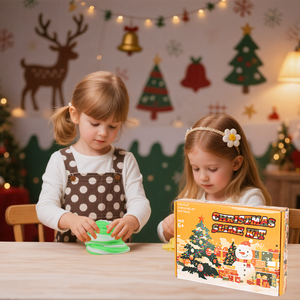 Kit de slime au beurre de Noël, articles pour sacs cadeaux, cadeaux de fête colorés pour enfants, slime doux et non collant en gros - Product Image 3