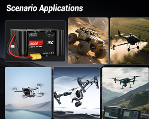 4S3P 18Ah 21700 리튬 이온 드론 배터리 14.8V 18000mAh 18C FPV UAV <span class=keywords><strong>RC</strong></span> 드론용 고속 리튬 배터리 - Product Image 4