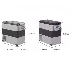 Réfrigérateur de <span class=keywords><strong>Camping</strong></span> antichocs avec panneau solaire, pour voiture et <span class=keywords><strong>Camping</strong></span>, pour la maison et pour une fête ou un camion - Product Image 2