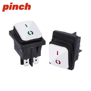 Pinch KCD4 Stainless Steel Rocker <b>Switch</b> 16A 250V IP65 SPST On Off Screw Terminal - Product Image 1