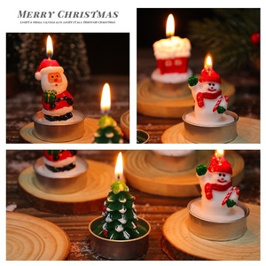 Velas Navideñas para el Hogar, Mini Regalos, Caja de Regalo con Vela para Árbol de Navidad, Una Sola Mecha, Sin Aroma, Decoración Ambiental - Product Image 4