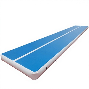 Tapis de gymnastique gonflable commercial pour la pratique à domicile, avec pompe incluse - Product Image 1