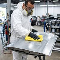 Paño Antipolvo de Tela No Tejida Amarillo, Azul y Blanco, Directo de Fábrica, OEM, Personalizado, para Reacabado de Automóviles y Limpieza Industrial